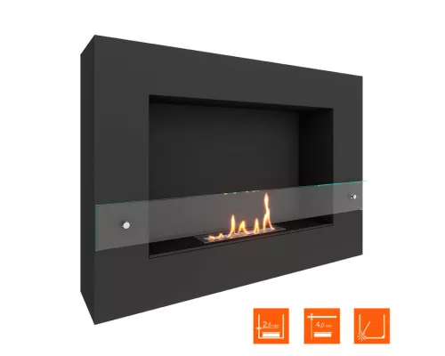 Биокамин SteelHeat WALL GRAND 900 LITE черный Биокамин SteelHeat WALL GRAND 900 LITE черный