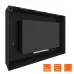 Биокамин SteelHeat WALL GRAND 900 LITE черный