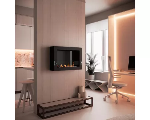 Биокамин SteelHeat WALL ONE 800 черный Биокамин SteelHeat WALL ONE 800 черный